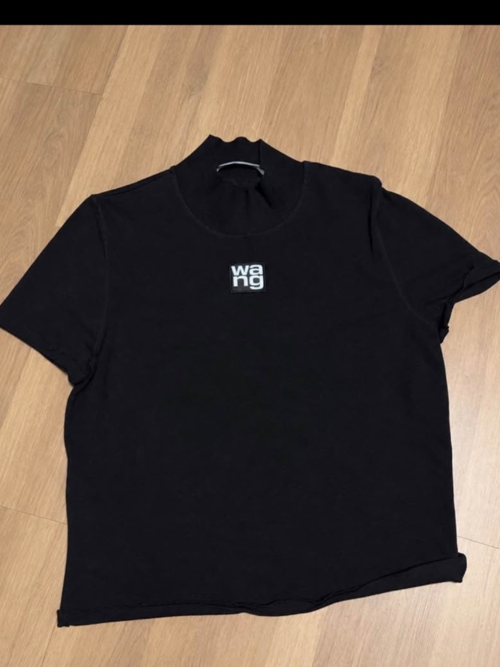 Alexander Wang Black Logo T-Shirt